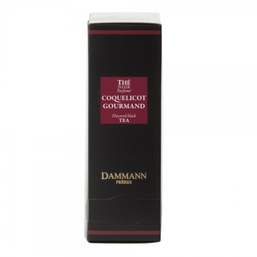 The Noir Coquelicot gourmand – Thes Dammann Freres – 24 sachets cristal