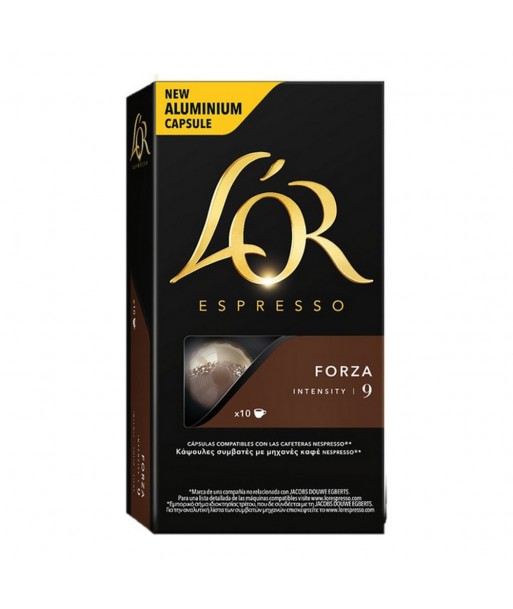 capsules de cafe l or forza 9 10 uds